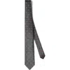Brunello Cucinelli Necktie With Pattern In Gray