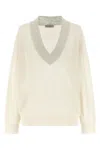 Brunello Cucinelli Net Mesh In White