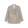Brunello Cucinelli Women Blazer Check Monile