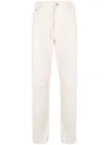 Brunello Cucinelli Men Dyed Denim Trousers Jeans In Neutrals