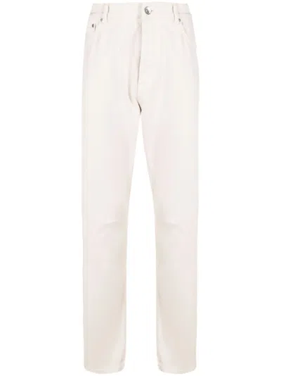 BRUNELLO CUCINELLI HALBHOHE STRAIGHT-LEG-JEANS