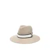 Brunello Cucinelli Straw Embellished Fedora Hat