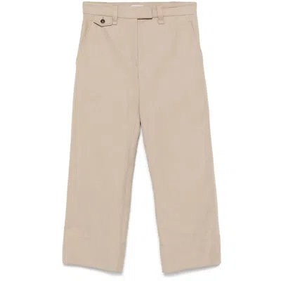 BRUNELLO CUCINELLI NEUTRAL PANTS
