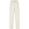 Brunello Cucinelli Linen Trousers With High Waist And Pockets