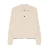 Brunello Cucinelli Cable-knit Polo Shirt