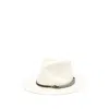 Brunello Cucinelli Beige Monile Textured Fedora Hat In Neutral