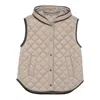 Brunello Cucinelli Hooded Quilted Shell Vest In Multi