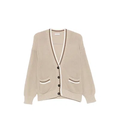 Brunello Cucinelli Neutrals Knitwear Women In Brown