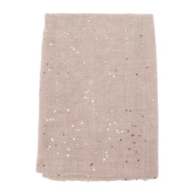 Brunello Cucinelli Neutrals Scarves Women In Pink