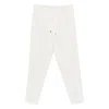 Brunello Cucinelli Drawstring Casual Pants In White