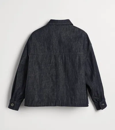 Brunello Cucinelli Kids' No-fade Denim Jacket