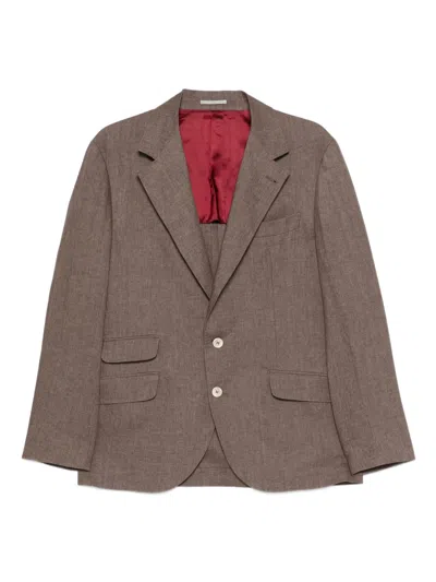 Brunello Cucinelli Nocciola Linen Jacket