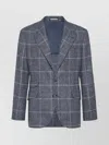 Brunello Cucinelli Deconstructed Cavallo Blazer In Blue