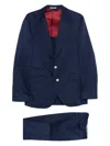 Brunello Cucinelli Wool Single-breasted Suit In Blue