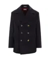 Brunello Cucinelli Double-breasted Coat In Black