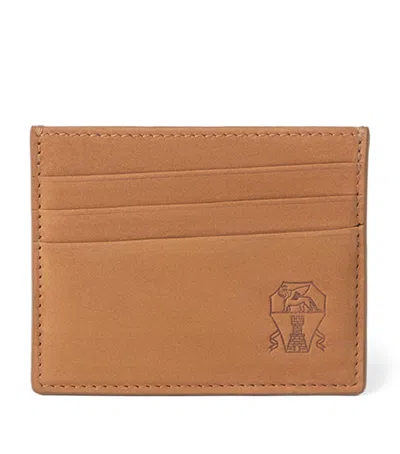 Brunello Cucinelli Nubuck Leather Card Holder