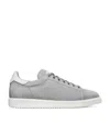 Brunello Cucinelli Nubuck Sneakers In Cuo Pearl Grey