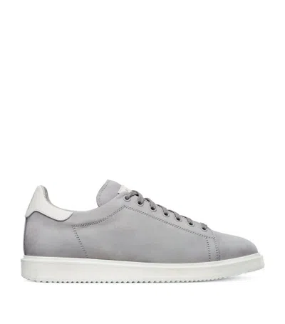 Brunello Cucinelli Nubuck Sneakers In Grey