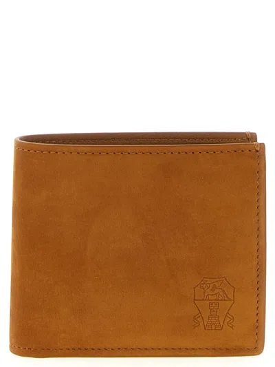 Brunello Cucinelli Nubuck Wallet Wallets And Card Holders Brown
