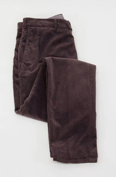 Pre-owned Brunello Cucinelli Nwt$1095  Men "italian Fit" Corduroy Pants W/logo Accents A242 In Pink