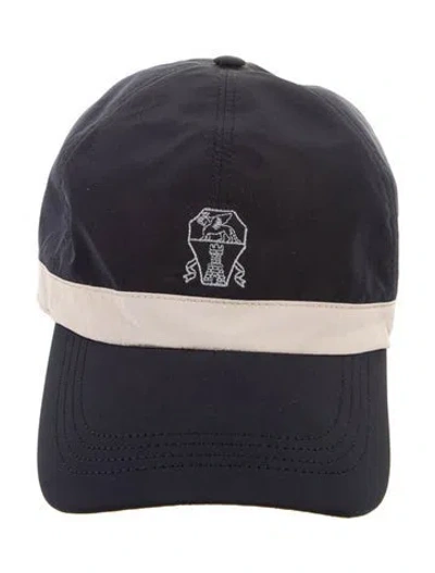 Pre-owned Brunello Cucinelli Nylon Baseball Cap In Blue