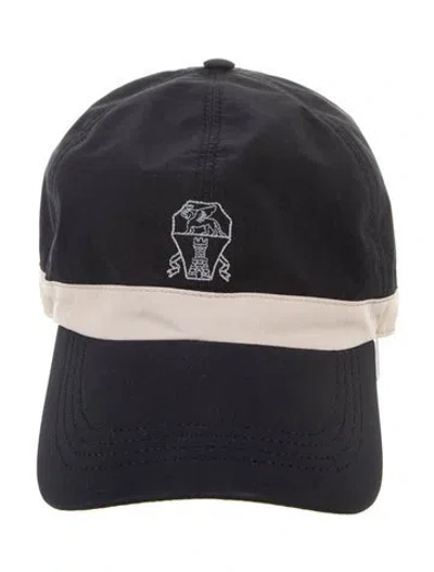 Pre-owned Brunello Cucinelli Nylon Baseball Cap In Blue