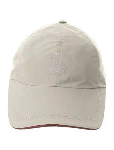 Pre-owned Brunello Cucinelli Nylon Baseball Cap In Green