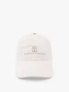 Brunello Cucinelli Logo Baseball Cap With Curved Brim