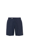 Brunello Cucinelli Nylon Bermuda Shorts In Blue