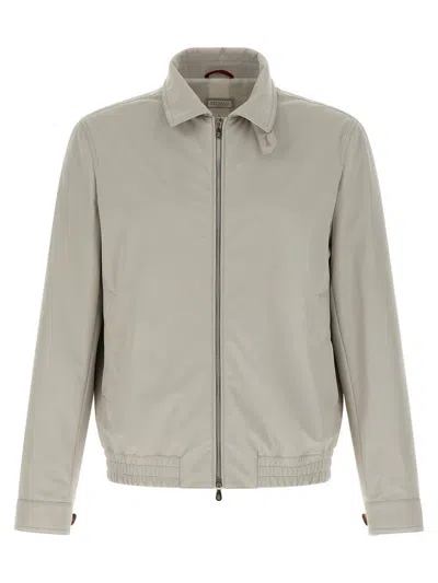 BRUNELLO CUCINELLI BRUNELLO CUCINELLI NYLON BOMBER JACKET