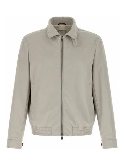 BRUNELLO CUCINELLI NYLON BOMBER JACKET