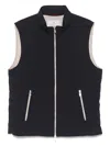 Brunello Cucinelli Dark Blue Nylon Down Jacket