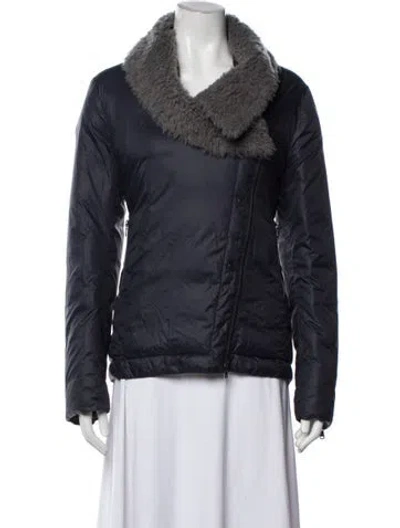 Pre-owned Brunello Cucinelli Nylon Down Jacket In Blue