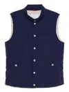 Brunello Cucinelli Down Vest In Blue