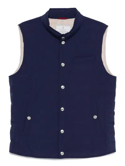 BRUNELLO CUCINELLI BRUNELLO CUCINELLI NYLON DOWN VEST