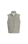 Brunello Cucinelli Nylon Down Vest In Gray