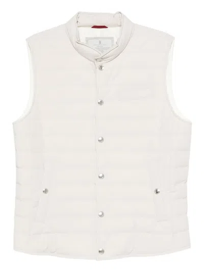 BRUNELLO CUCINELLI NYLON DOWN VEST
