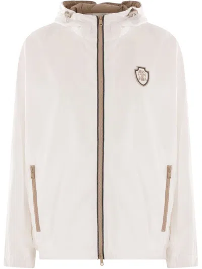 BRUNELLO CUCINELLI BRUNELLO CUCINELLI NYLON HOODED JACKET