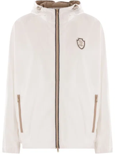 BRUNELLO CUCINELLI BRUNELLO CUCINELLI NYLON HOODED JACKET