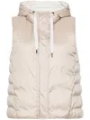 Brunello Cucinelli Monili-detail Padded Gilet In Tan