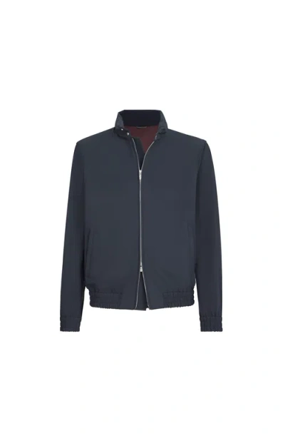 Brunello Cucinelli Nylon Jacket In Blue