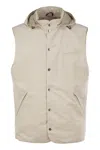 Brunello Cucinelli Hooded Lightweight Waistcoat