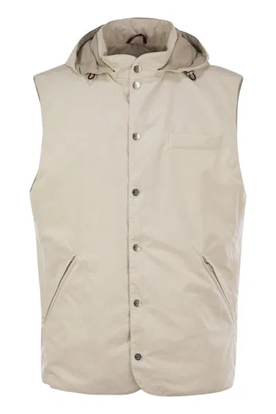 BRUNELLO CUCINELLI BRUNELLO CUCINELLI NYLON PADDED VEST