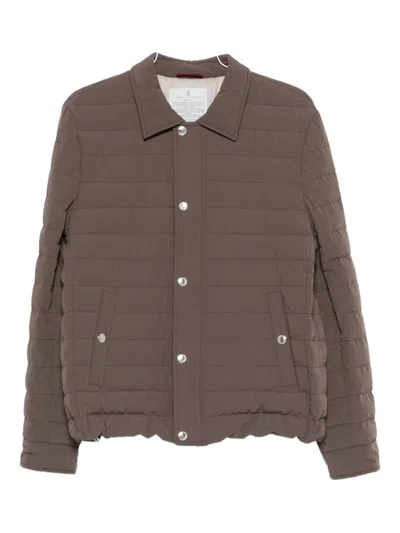 BRUNELLO CUCINELLI BRUNELLO CUCINELLI NYLON SHORT DOWN JACKET