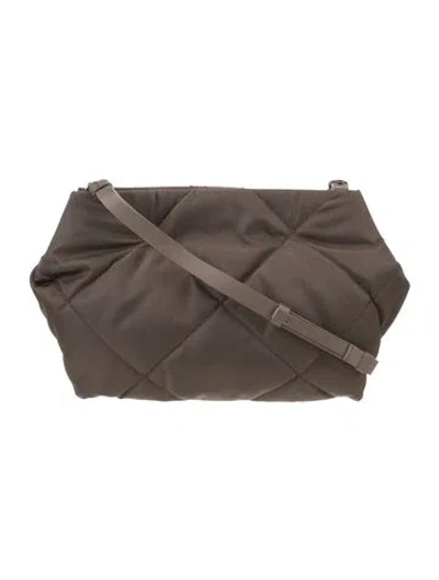 Pre-owned Brunello Cucinelli Nylon Shoulder Bag In Brown