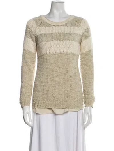 Pre-owned Brunello Cucinelli Nylon Striped Sweater