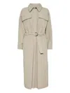 Brunello Cucinelli Long Coat In Neutral