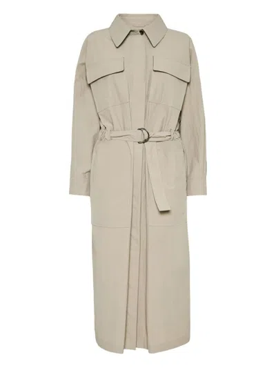 BRUNELLO CUCINELLI BRUNELLO CUCINELLI NYLON TRENCH COAT