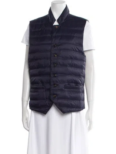 Pre-owned Brunello Cucinelli Nylon Vest In Blue