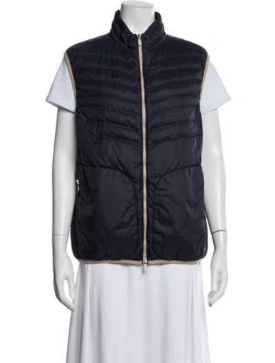 Pre-owned Brunello Cucinelli Nylon Vest In Blue